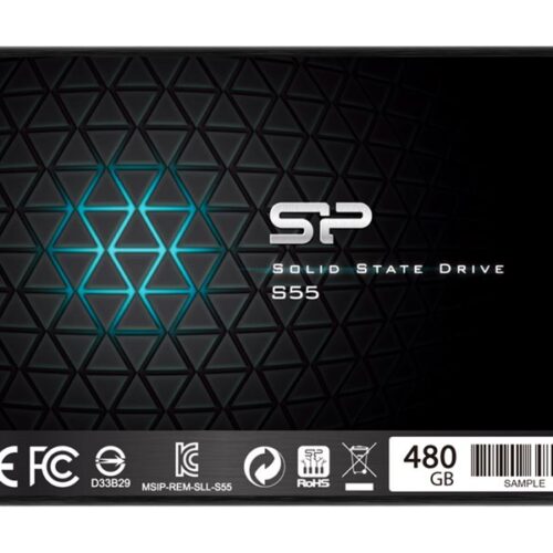 SILICON POWER SSD Slim S55 480Go 2.5p SATA III 6Go/s 560/530 Mo/s