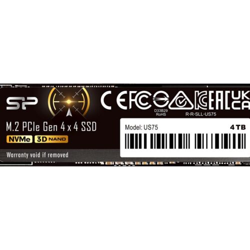 SILICON POWER SSD US75 500Go M.2 PCIe NVMe Gen4x4 NVMe 1.4 7000/4400Mo/s