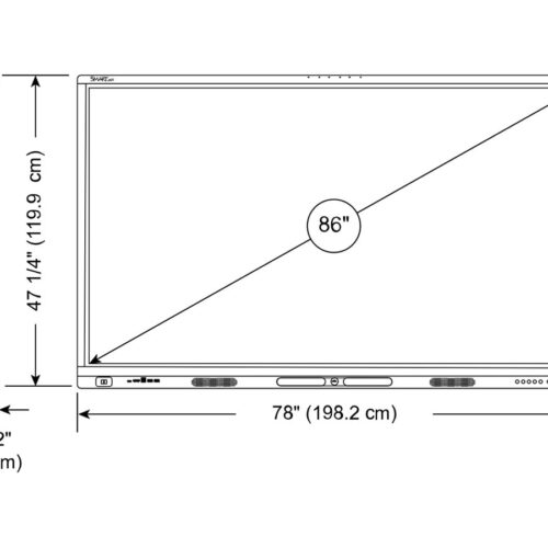 SMART Board MX086-V5 86p 4K Interactive Display with iQ