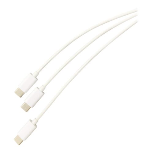 STEELPLAY Cable Dual Play & Charge Pour Manettes Blanc PS5