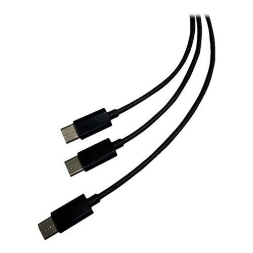 STEELPLAY Cable Dual Play & Charge Pour Manettes Noir PS5