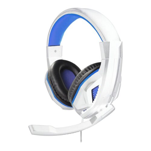 STEELPLAY Casque Filaire Stereo HP44 Blanc Bleu MULTI