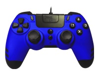 STEELPLAY Metaltech Manette Filaire Bleu Saphir PS4