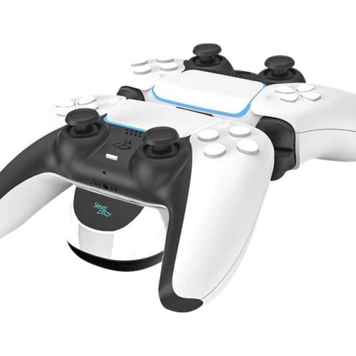 STEELPLAY Station de Recharge 2 Manettes PS5
