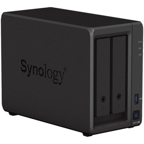 SYNOLOGY 2-Bay Diskstation Ryzen R1600 2Go DDR4 ECC SODIMM