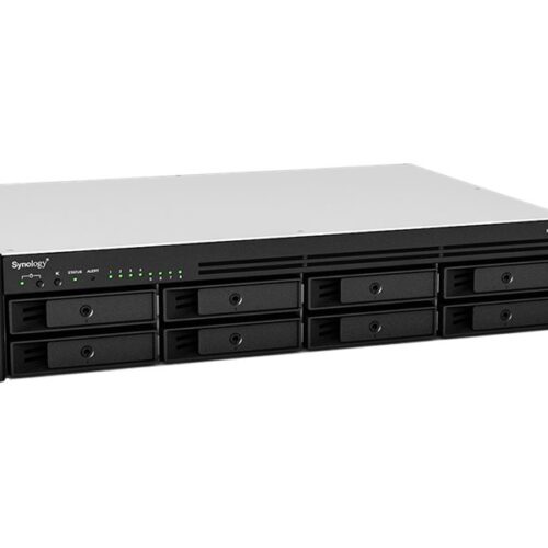SYNOLOGY RS1221+ 8-Bay NAS-Rackmount AMD Ryzen V1500B 4-core 2.2GHz 4Go DDR4 up to 32Go RJ-45 4x1GbE 2xUSB 3.2 1xeSATA