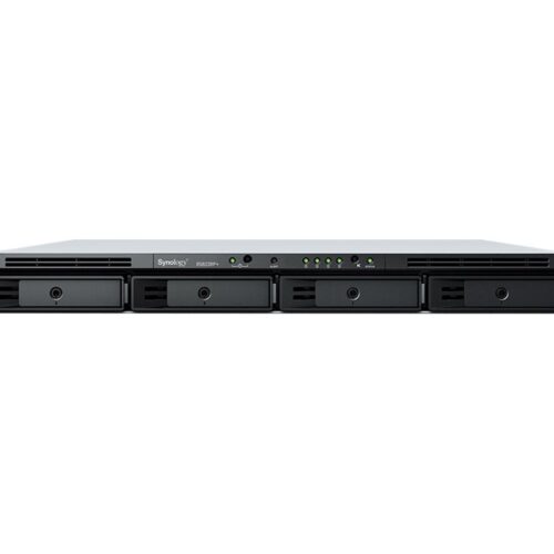 SYNOLOGY RS822RP+ 4-Bay NAS-Rackmount AMD Ryzen V1500B 4-core 2.2GHz 2Go DDR4 ECC SODIMM 2xUSB 3.2 RJ-45 4x1GbE