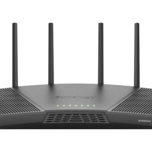 SYNOLOGY RT6600ax 1.8GHz Quad-core DDR3 1GB Tri-band Wi-Fi 6 Router 1xUSB3 5xRJ45