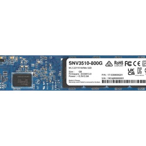SYNOLOGY SNV3510 400Go M.2 NVMe SSD PCIe 3.0 x4 3000Mo/s read 750Mo/s write