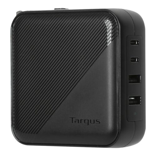 TARGUS 100W Gan Charger Multi port with travel adapters