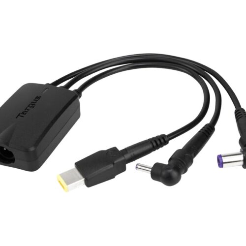 TARGUS 3-Way DC Charging Hydra Cable 3 Pin Black