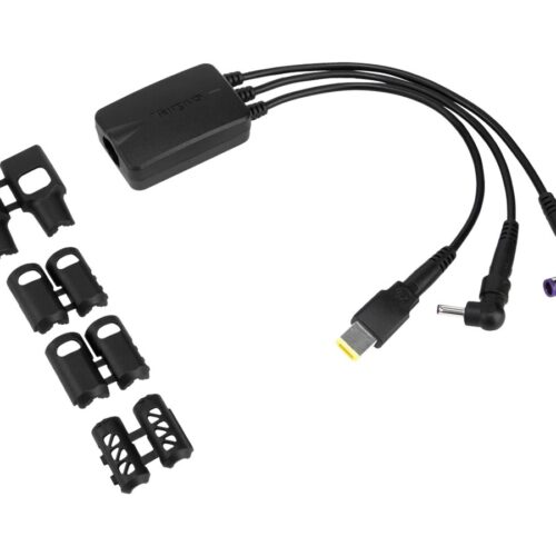 TARGUS 3-Way DC Charging Hydra Cable 3 Pin Black