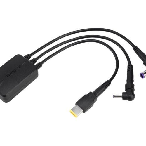 TARGUS 3-Way DC Charging Hydra Cable 3 Pin Black
