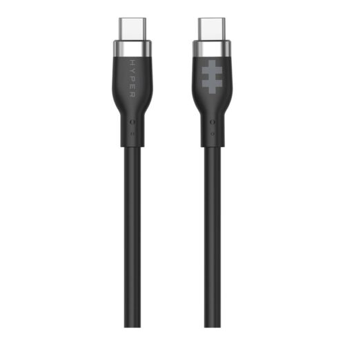 TARGUS Hyper 1.5m Silicone USB-C to USB-C 60W Charging Cable – Black