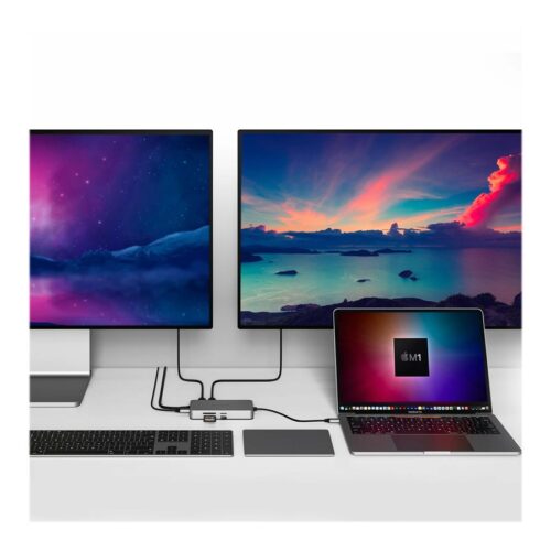 TARGUS Hyper HyperDrive Dual HDMI 10-in1 Travel Dock for M1macBook silicon Motion