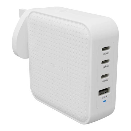 TARGUS Hyper HyperJuice 100W USB-C GaN Travel Charger 3C+1A – White