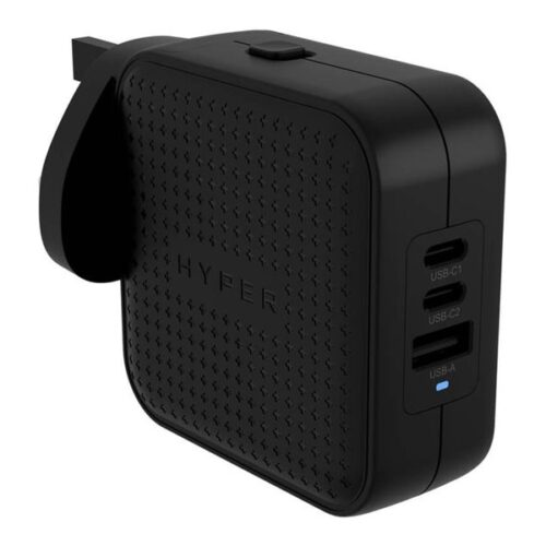 TARGUS Hyper HyperJuice 70W USB-C GaN Travel Charger 3C+1A – Black