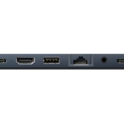 TARGUS HyperDrive Dual USB-C TB compatible 7-in-2 Hub w univ. USB-C ext adaptor – MN Blue – for all Apple MB