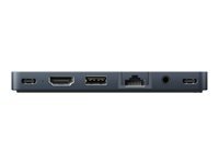 TARGUS HyperDrive Dual USB-C TB compatible 7-in-2 Hub w univ. USB-C ext adaptor – MN Blue – for all Apple MB
