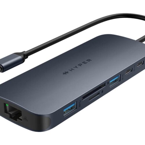 TARGUS HyperDrive EcoSmart Gen.2 Dual HDMI USB-C 11-in-1 Hub w 140 W PD3.1 Pass-Thru – For MST enabled devices