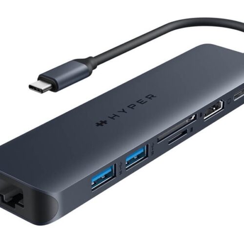 TARGUS HyperDrive EcoSmart Gen.2 Universal USB-C 7-in-1 Hub w 100 W PD Power Pass-thru