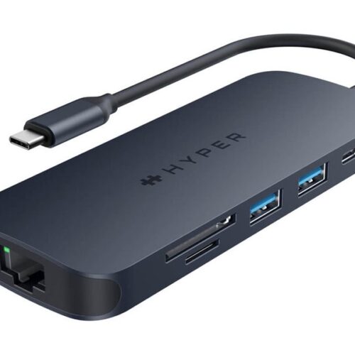 TARGUS HyperDrive EcoSmart Gen.2 Universal USB-C 8-in-1 Hub w 140 W PD3.1 Power Pass-thru