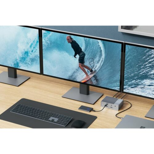 TARGUS HyperDrive Universal GEN2 15-in-1 USB-C Triple Video Docking Station – For MST enabled devices