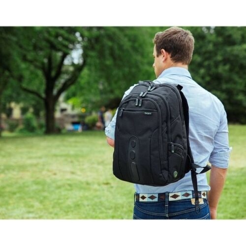 TARGUS Sac a Dos Jusqu a 15.6p ecologique noir Nylon Recycle P.E.T. 900D garantie a vie