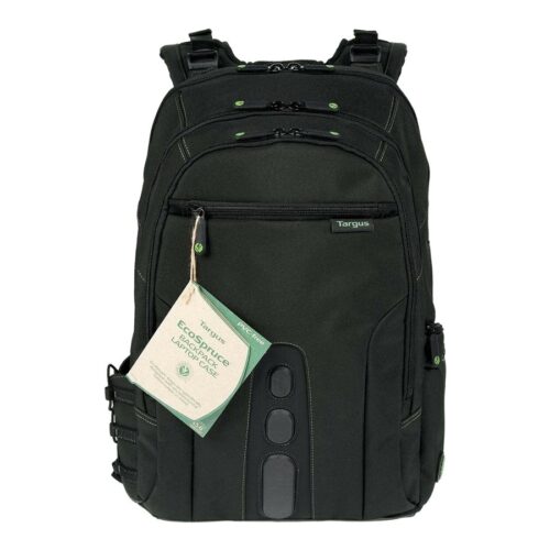 TARGUS Sac a Dos Jusqu a 15.6p ecologique noir Nylon Recycle P.E.T. 900D garantie a vie