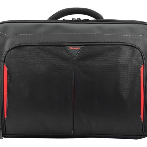 TARGUS sacoche Classic 17-18p Clamshell noire et rouge