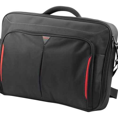 TARGUS sacoche Classic 17-18p Clamshell noire et rouge