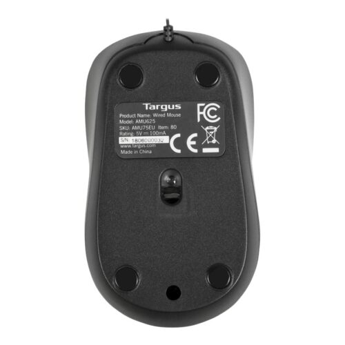 TARGUS Souris compacte Blue Trace USB – Noire