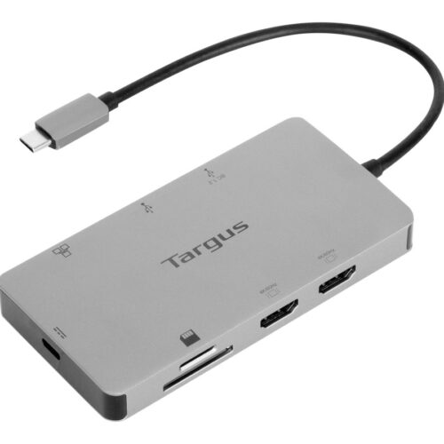 TARGUS USB-C Universal Dual HDMI 4K Docking Station with 100W Power Delivery Pass-Thru