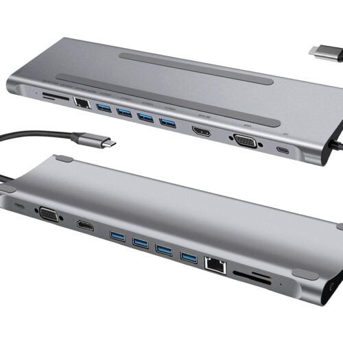 TNB 11in1 USB-C Type C Dock With This USB-C Hub Easily Connect All USB-A Compatible Devices To A Device An HDMI Cable