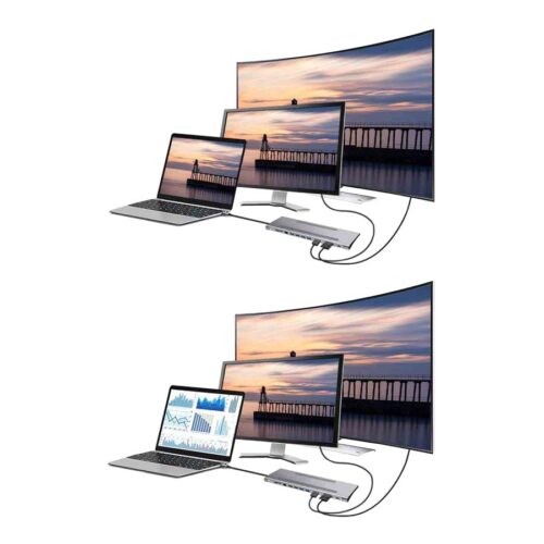 TNB 11in1 USB-C Type C Dock With This USB-C Hub Easily Connect All USB-A Compatible Devices To A Device An HDMI Cable