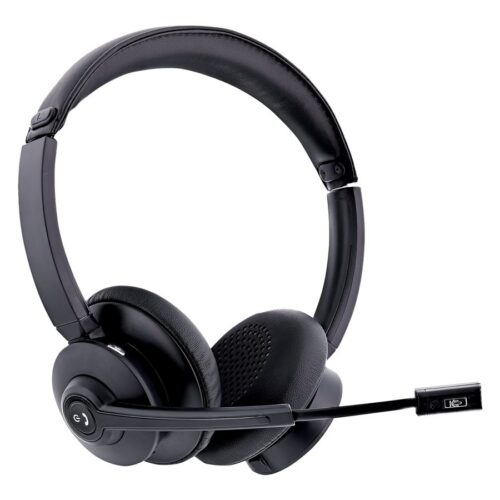 TNB Activ 1000X Professional Headset With Recharge Base Wireless Connection Bluetooth 5.0 And 24Ghz Stereo Earpads