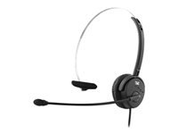 TNB Activ 100M Professional Mono Headset Jack Usb Rj9 Jack Wired Headset With Usb And Rj9 Adaptors Mono Earpad