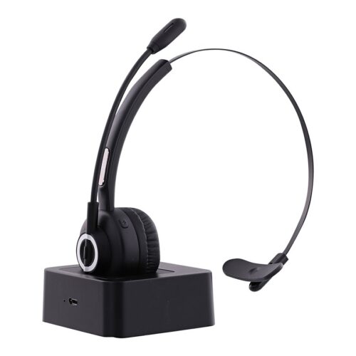 TNB Activ 300M Professional Mono Bluetooth Headset With Magnetic Charging Base Wireless Bluetooth 5.0 Connection
