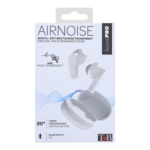 TNB AIR NOISE – TWS earphones with intelligent noise processing – white