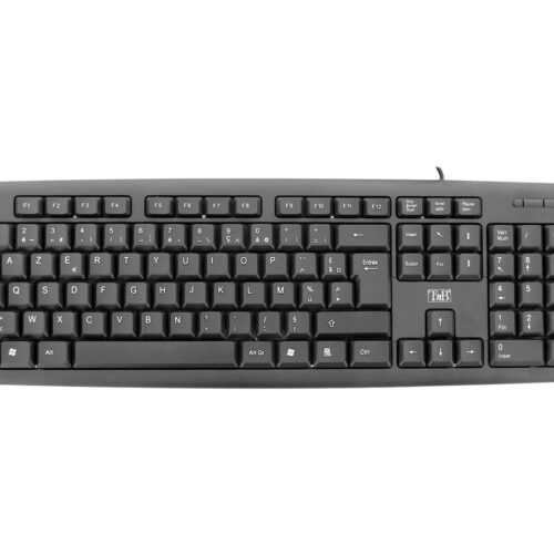 TNB BRIDGE – Wired mouse + keyboard AZERTY- black (FR)