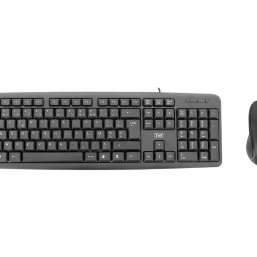 TNB BRIDGE – Wired mouse + keyboard AZERTY- black (FR)