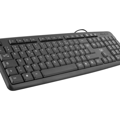 TNB BRIDGE – Wired mouse + keyboard AZERTY- black (FR)