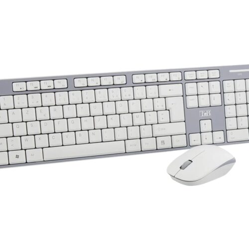 TNB CLASSY Wireless Keyboard/Mouse Combo Azerty High-End Finishes Compact Keyboard With Flat Comfortable And Silent Keys