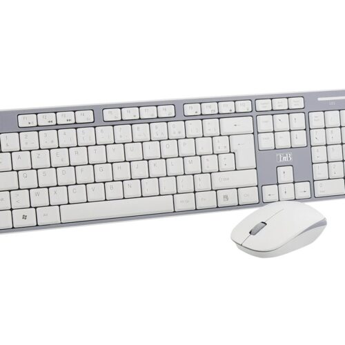 TNB CLASSY Wireless Keyboard/Mouse Combo Azerty High-End Finishes Compact Keyboard With Flat Comfortable And Silent Keys