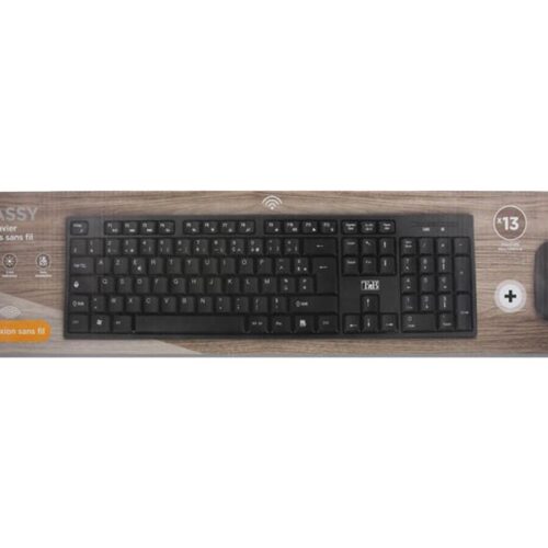 TNB CLASSY Wireless Keyboard/Mouse Combo High Quality Finish Compact Keyboard With Comfortable And Silent Keys