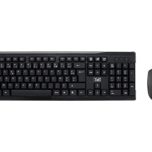 TNB COMBO Bridge Wireless Keyboard + Mouse Combo Azerty Robust And Compact Products Wireless Keyboard With 105 Comfort Keys