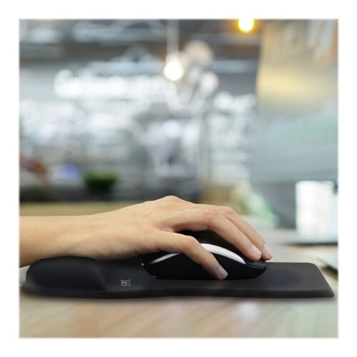 TNB ERGO-DESIGN Gel System Mouse Pad With Wrist Rest Conforms To The Shape Of The Wrist And The Palm Of The Hand