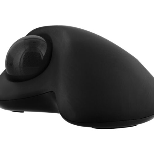 TNB ERGO DUAL CONNECT rechargeable ergonomic trackball mouse black