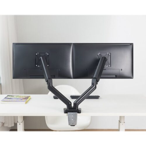 TNB ERGO Line Double Articulated Monitor Arm Ideal For Positioning 2 Screens Side By Side