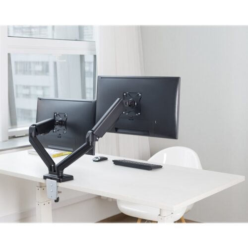 TNB ERGO Line Double Articulated Monitor Arm Ideal For Positioning 2 Screens Side By Side